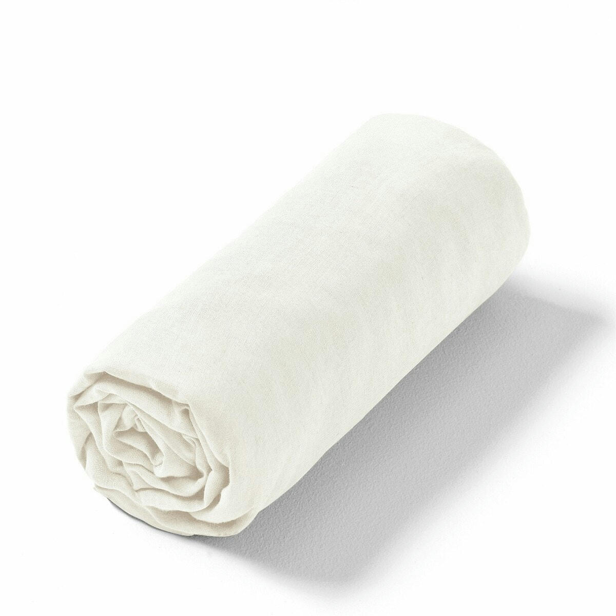 Drap-housse enfant lin lavé, Elina