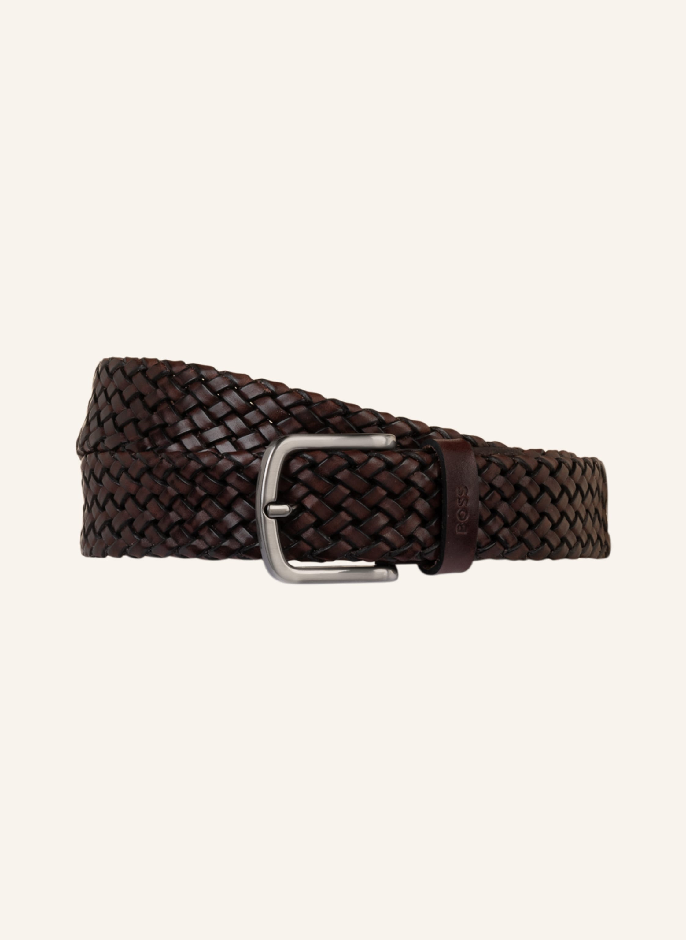 BOSS Flechtgürtel SASH aus Leder