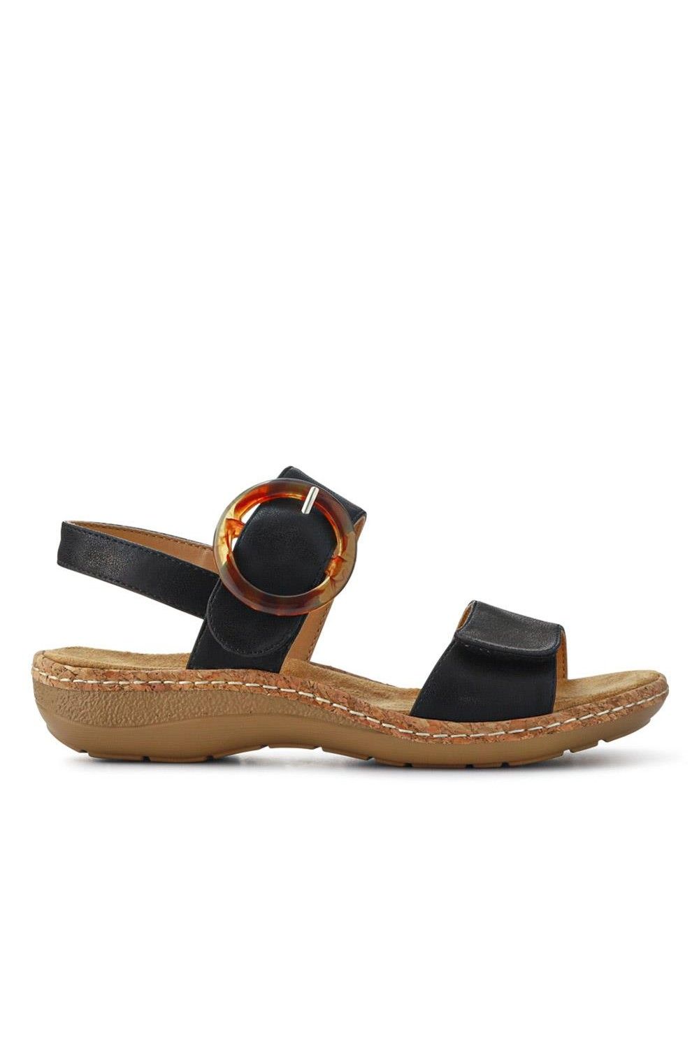 Pavers Adjustable Buckle Detail Comfort Sandals