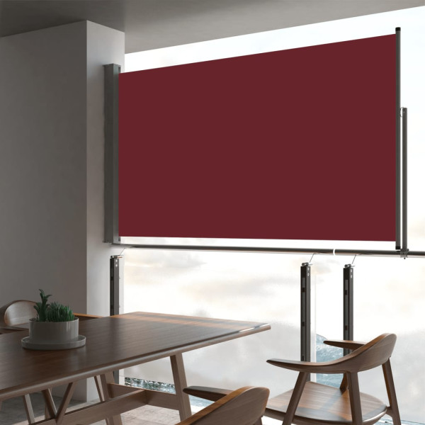 Parawan ogrodowy Czerwony 140 x 300 cm vidaXL