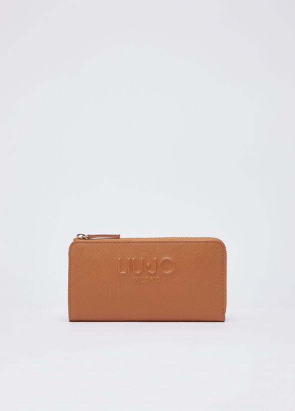 Portafoglio grande con zip