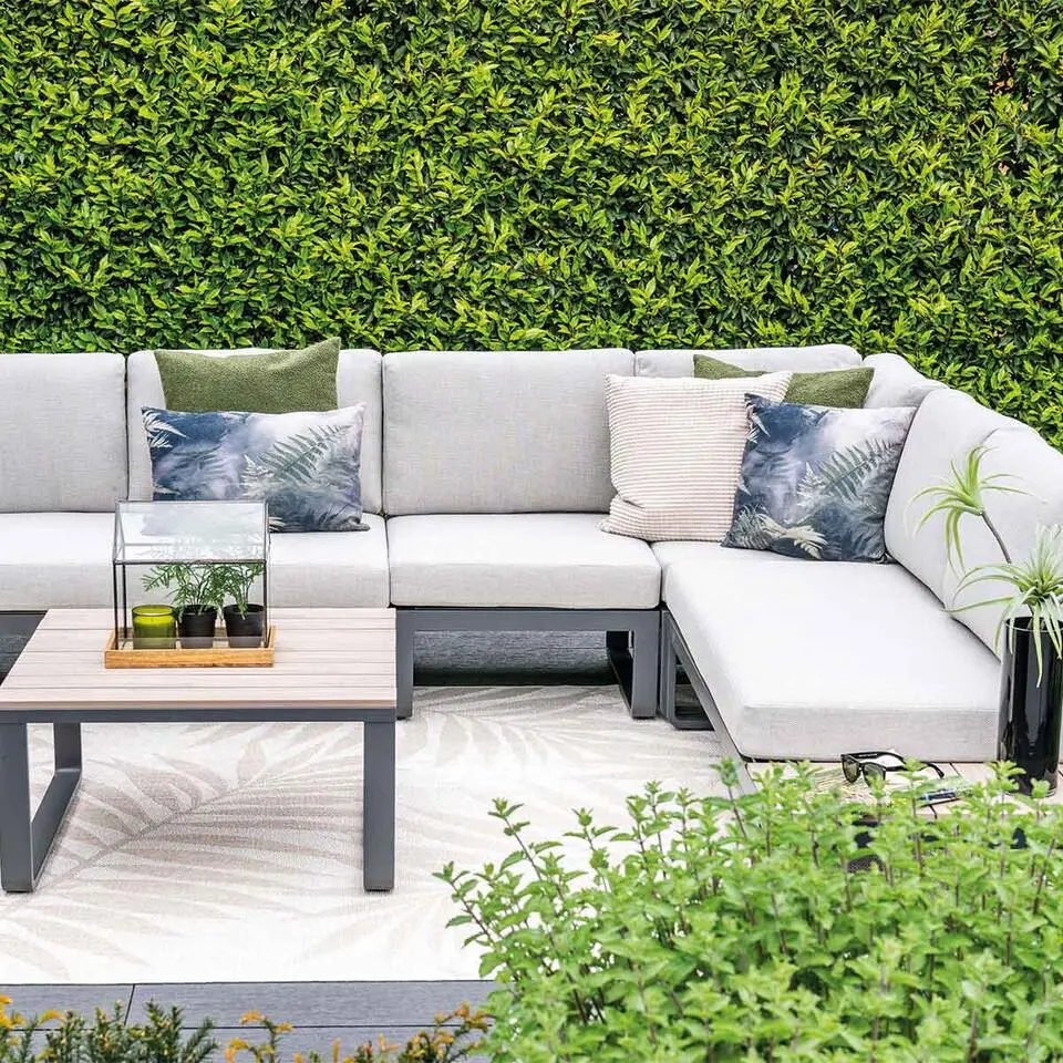 Garden Impressions Diego middenelement - donker grijs - valley sand