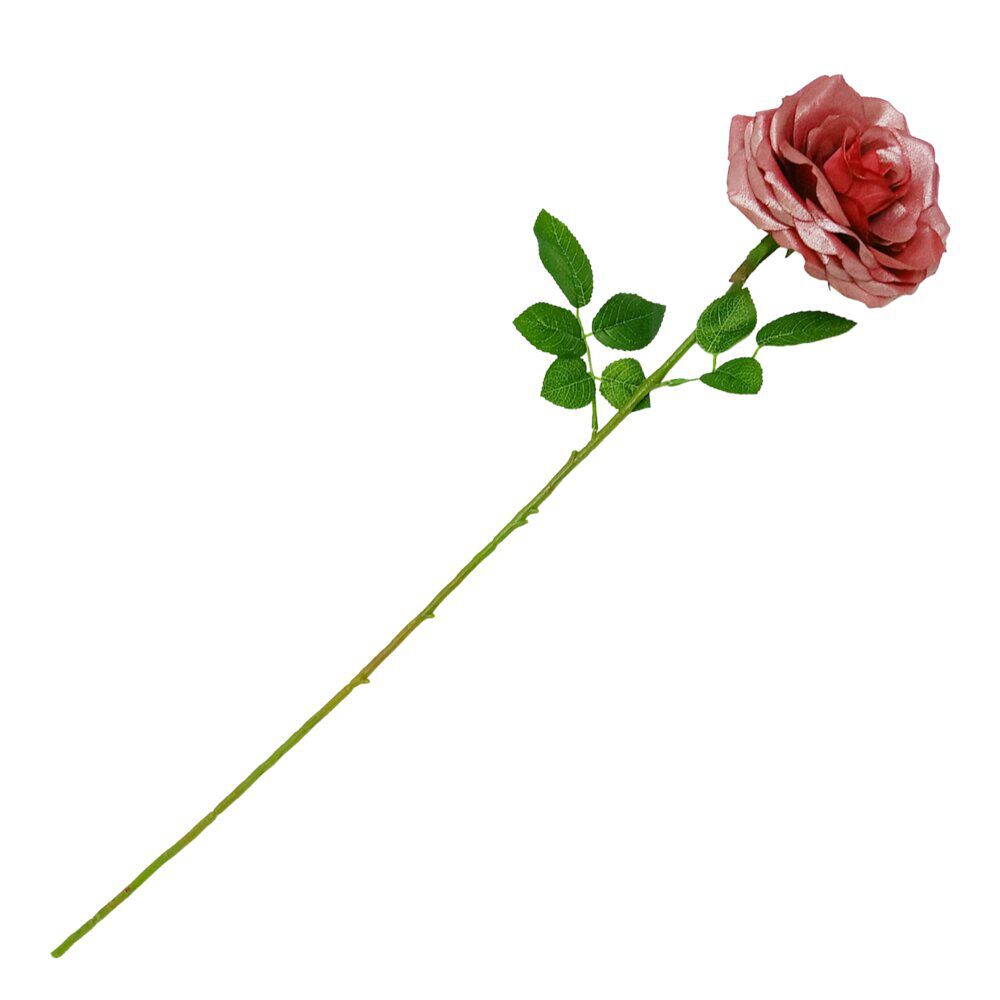 Fleur tige rose artificielle Ø15xH60cm (4 modèles)