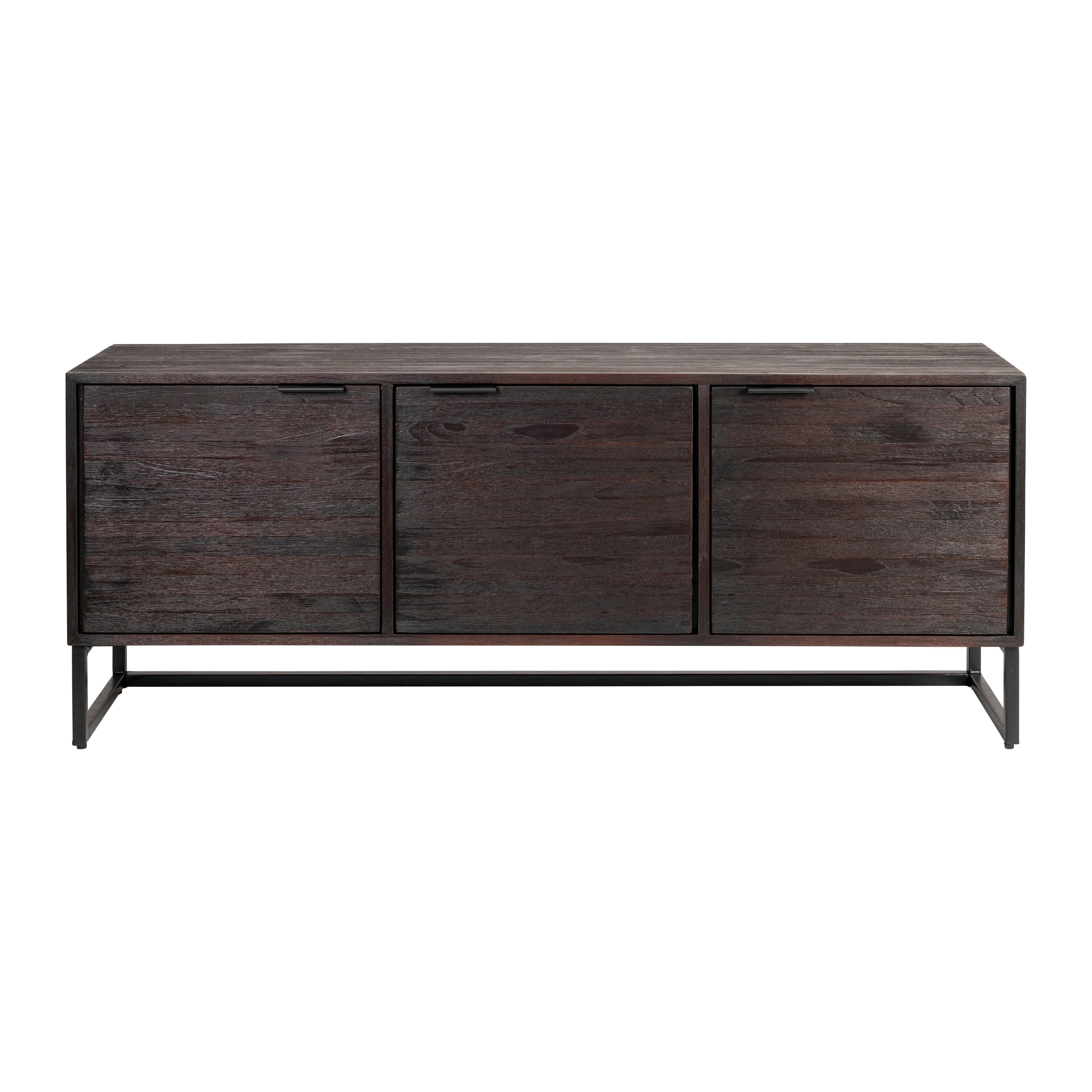 by fonQ Checkers Dressoir Laag - Teakhout