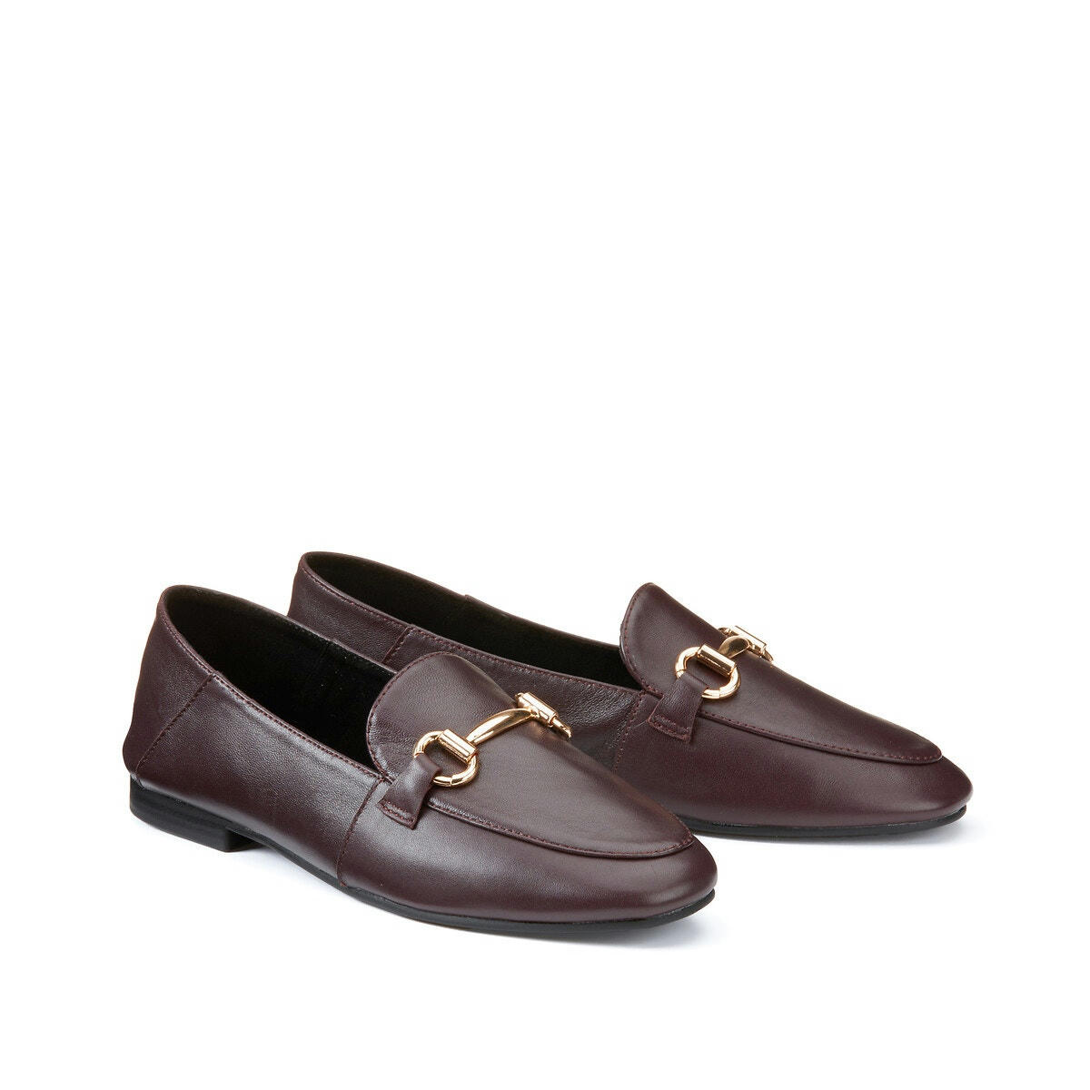 Mocassins loafers en cuir avec morsetti