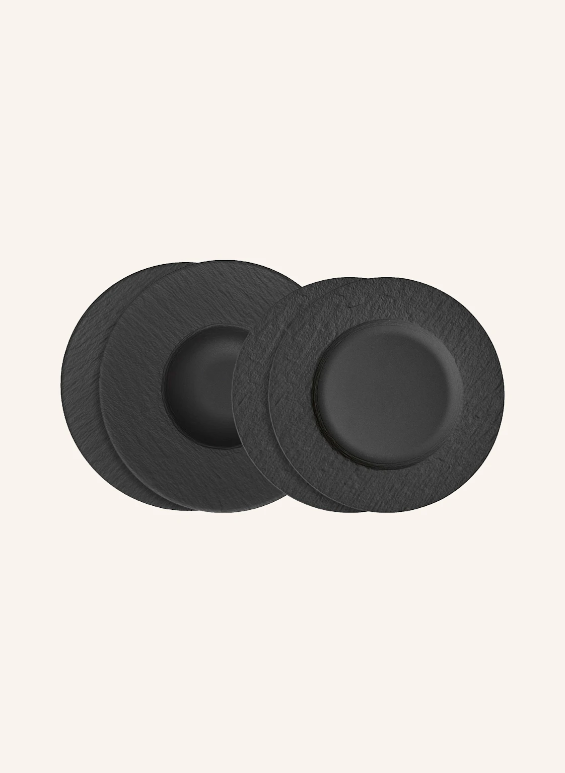 Villeroy & Boch Teller-Set, 4-teilig EC MANUFACTURE ROCK