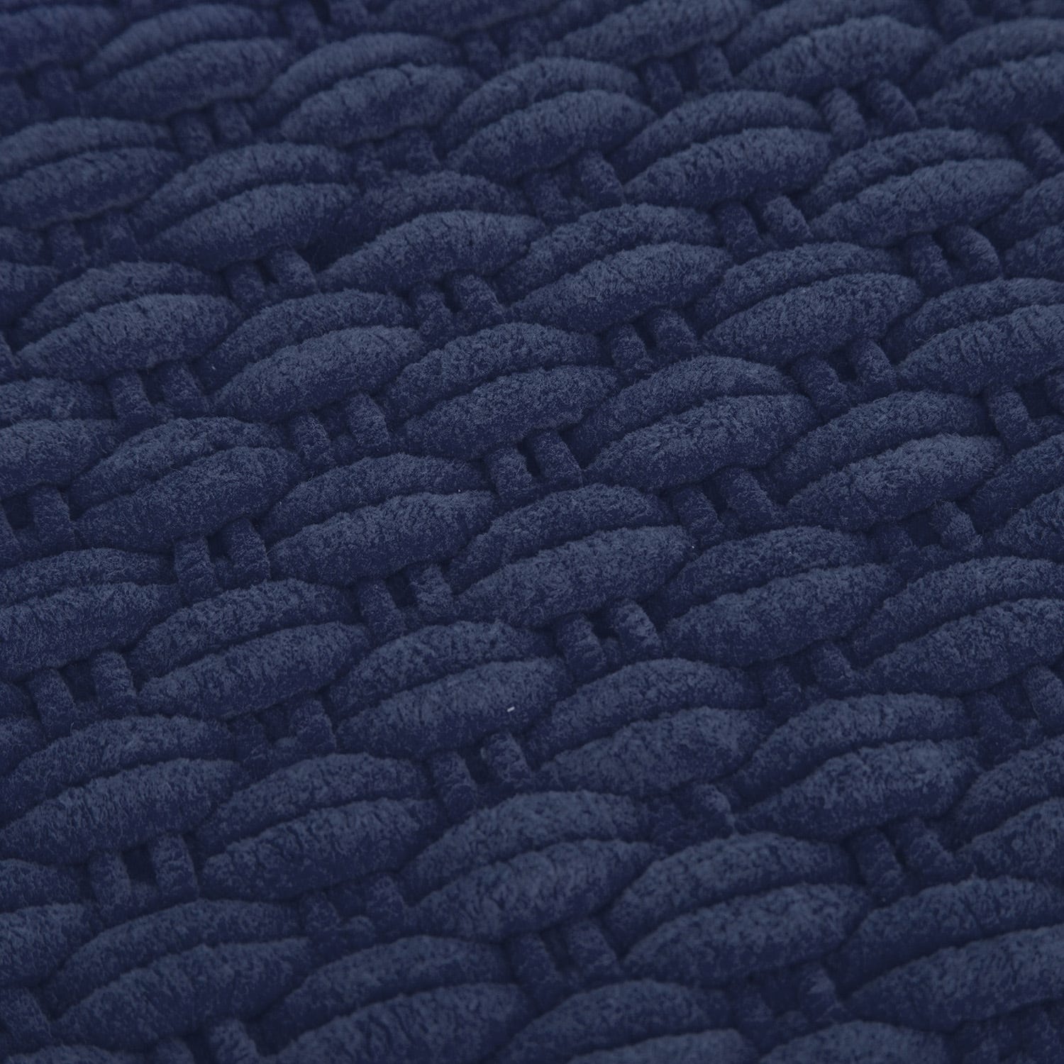 Tappeto bagno ciniglia 80x50 cm Dark blue