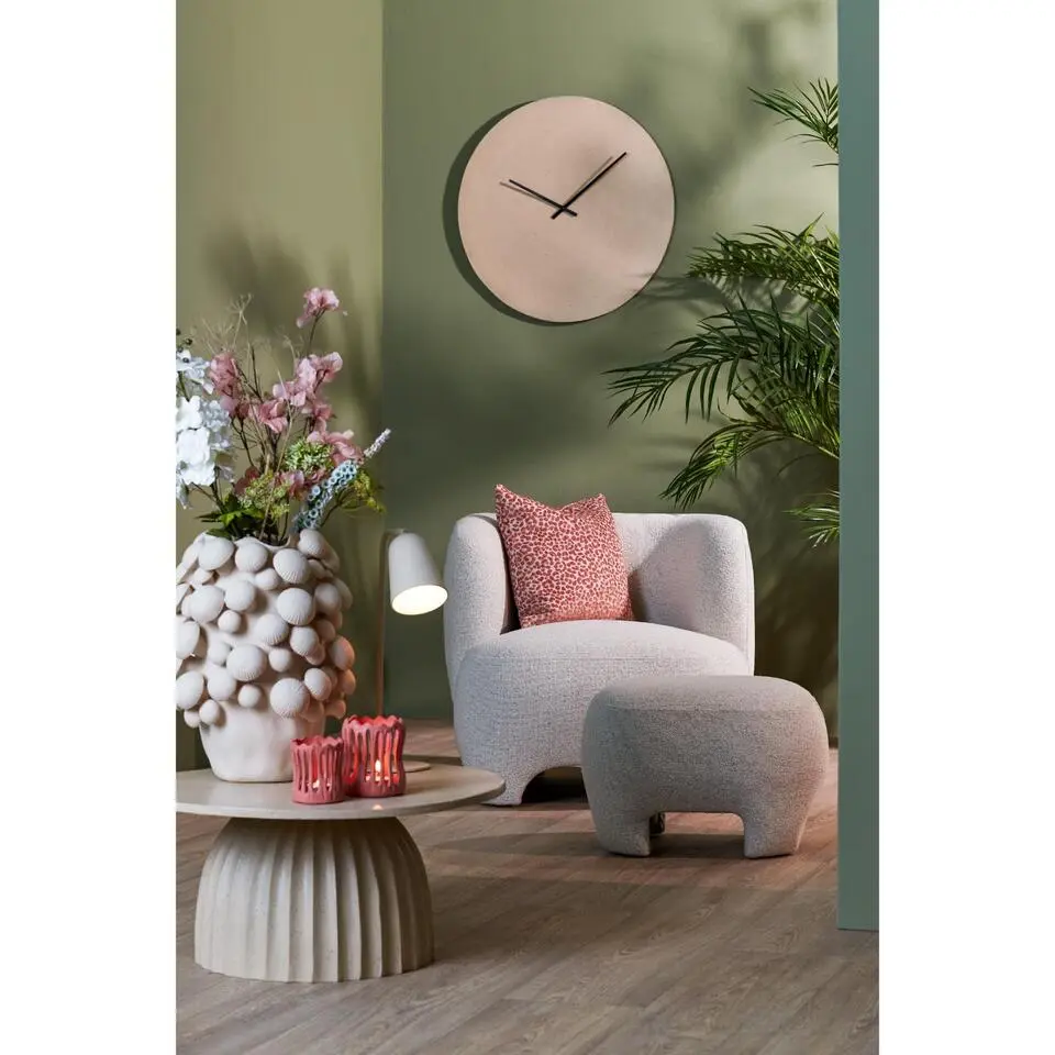 Light & Living - Zenica poef 53x41x38 cm - cr&egrave;me