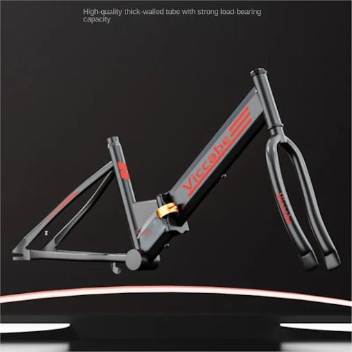 NNEOBA Teens' Aluminum Folding Bike with Variable Speed