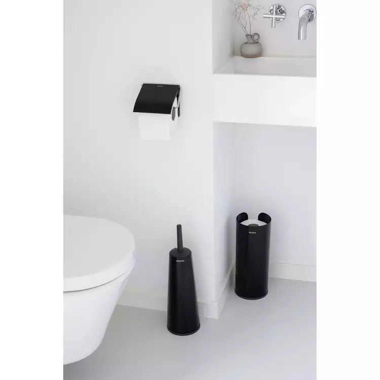 Brabantia Renew 3 Piece Bathroom Set - Black