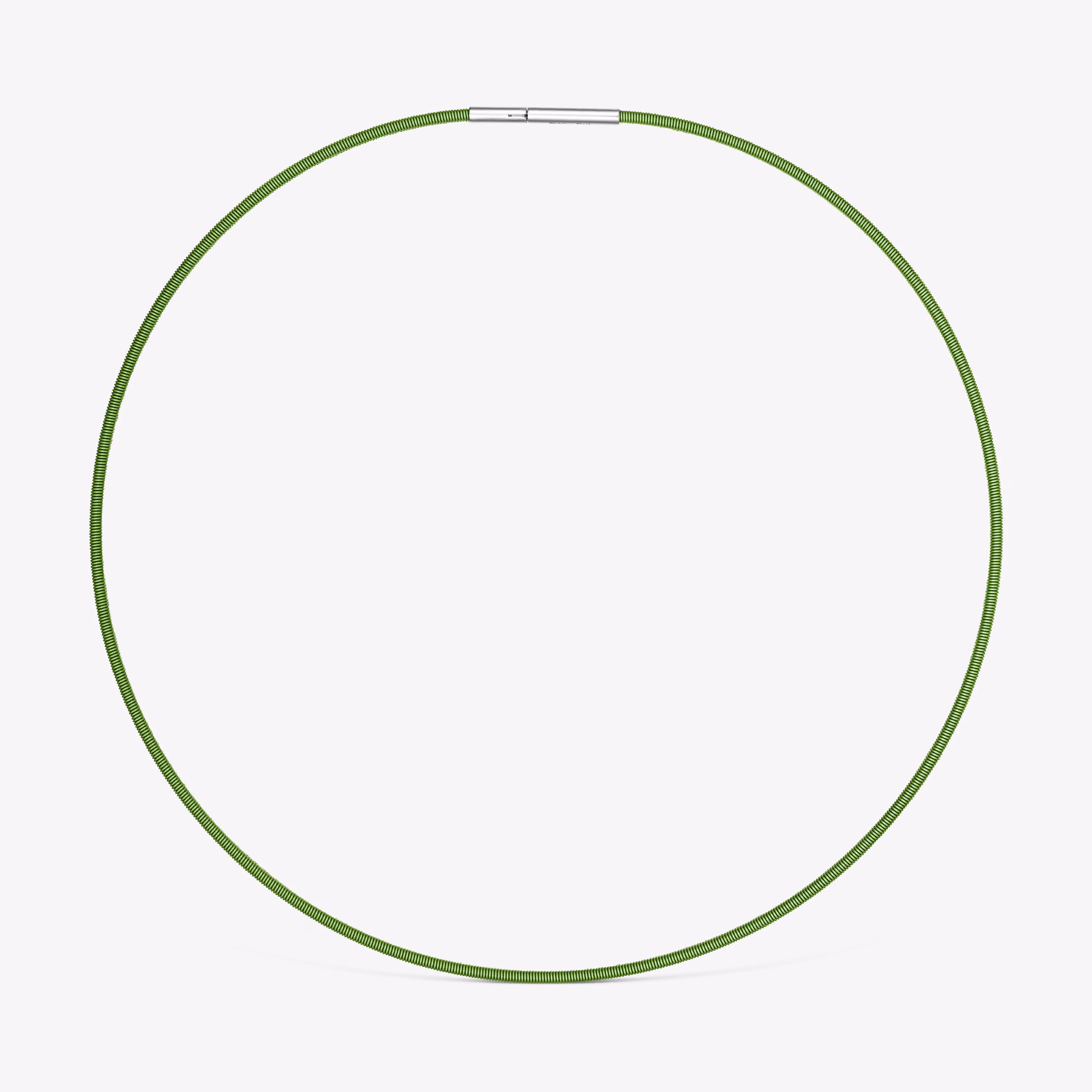 Collar de acero verde 2 mm TOUS Mesh Tube