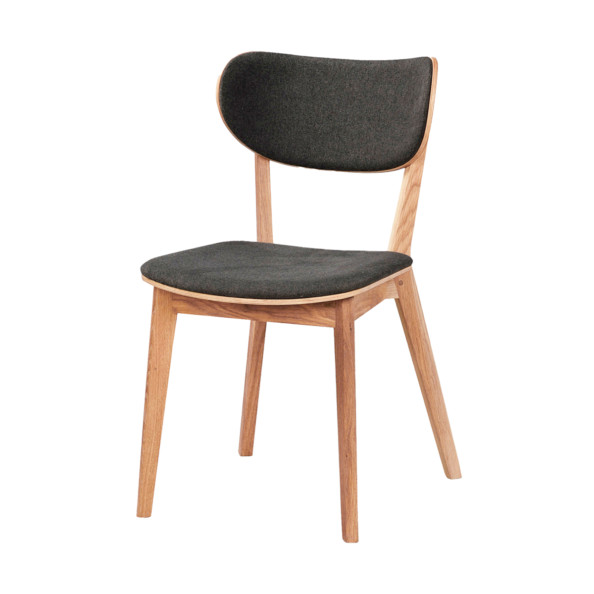 Rowico Home Kato Houten Eetkamerstoel Naturel - Grijze Zitting