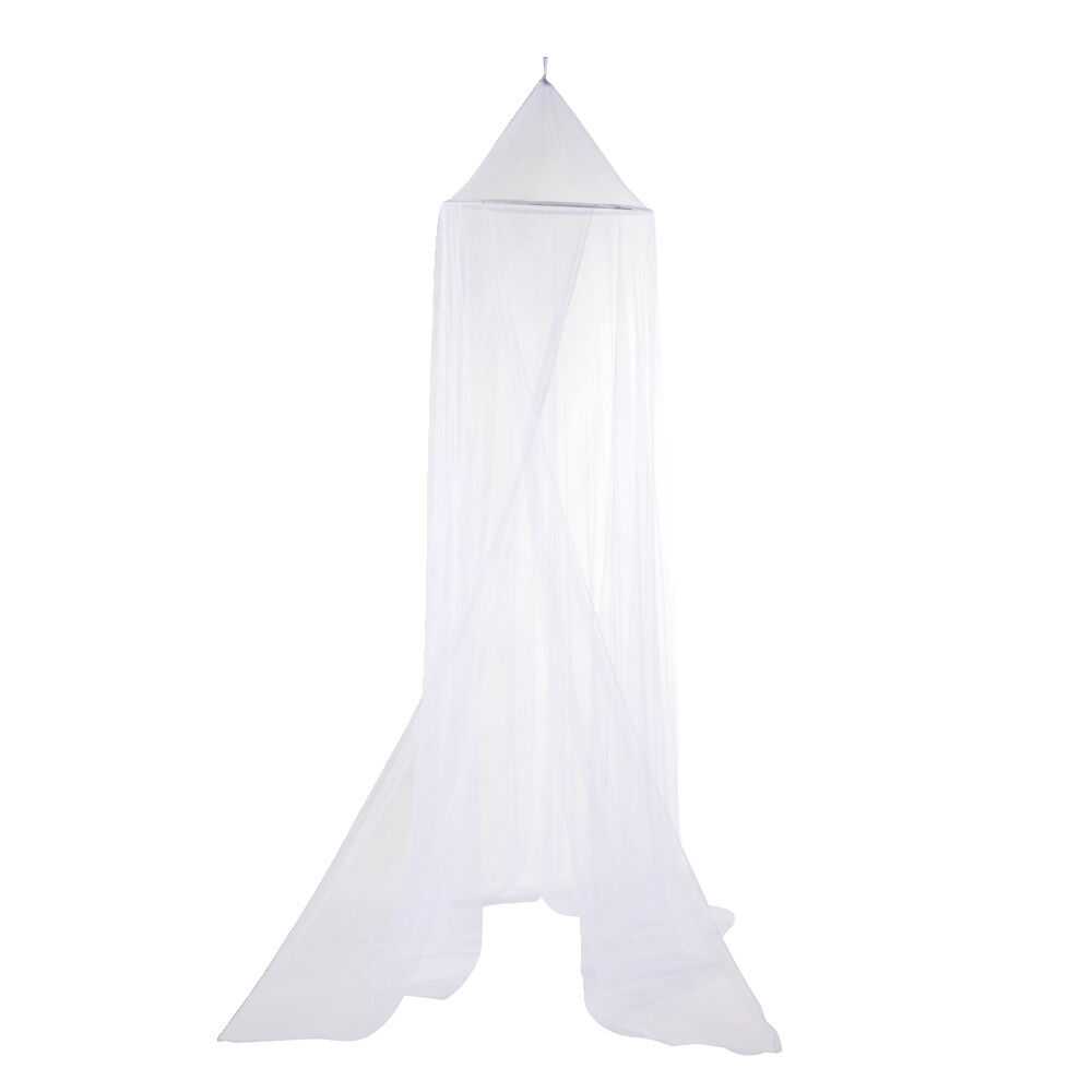Moustiquaire ciel de lit blanc à suspendre Ø60x235x1000cm