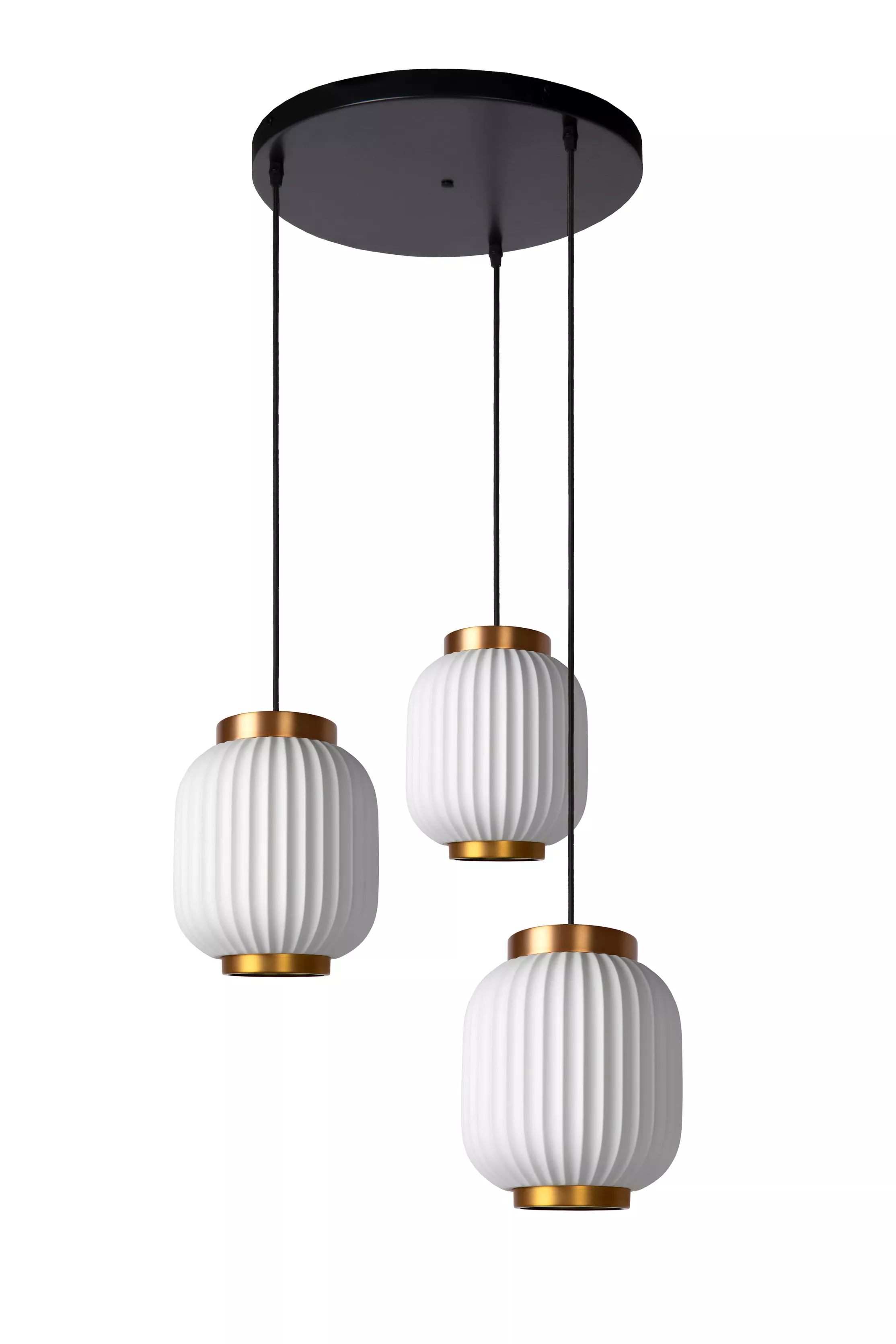 Lampa wisząca biała GOSSE 3xE27x40W wym: 170x40x40 cm Lucide