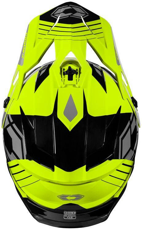 Castle X CX200 Sector MX Hi-Vis Helmet, Yellow