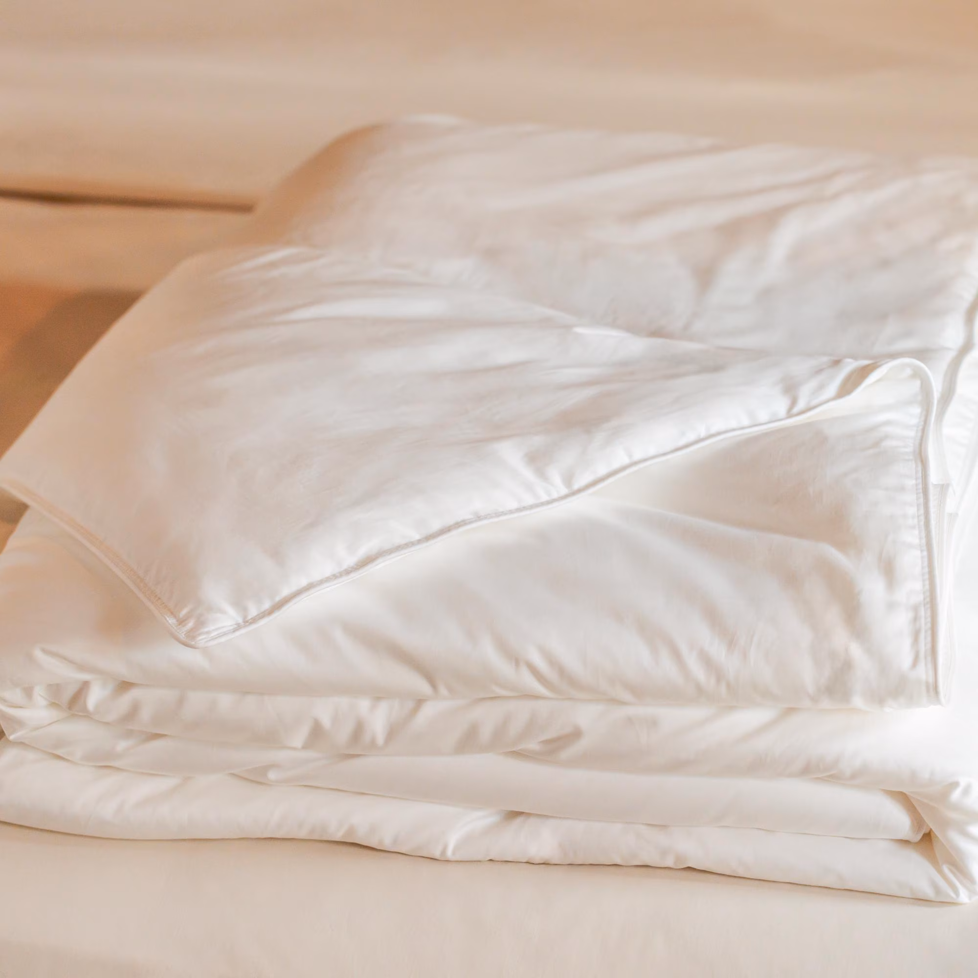 Mulberry Silk-filled Duvet Insert with Luxe Cotton: Highest Grade Double Cocoon Silk, Hypoallergenic Thermoregulating Soft Fluffy