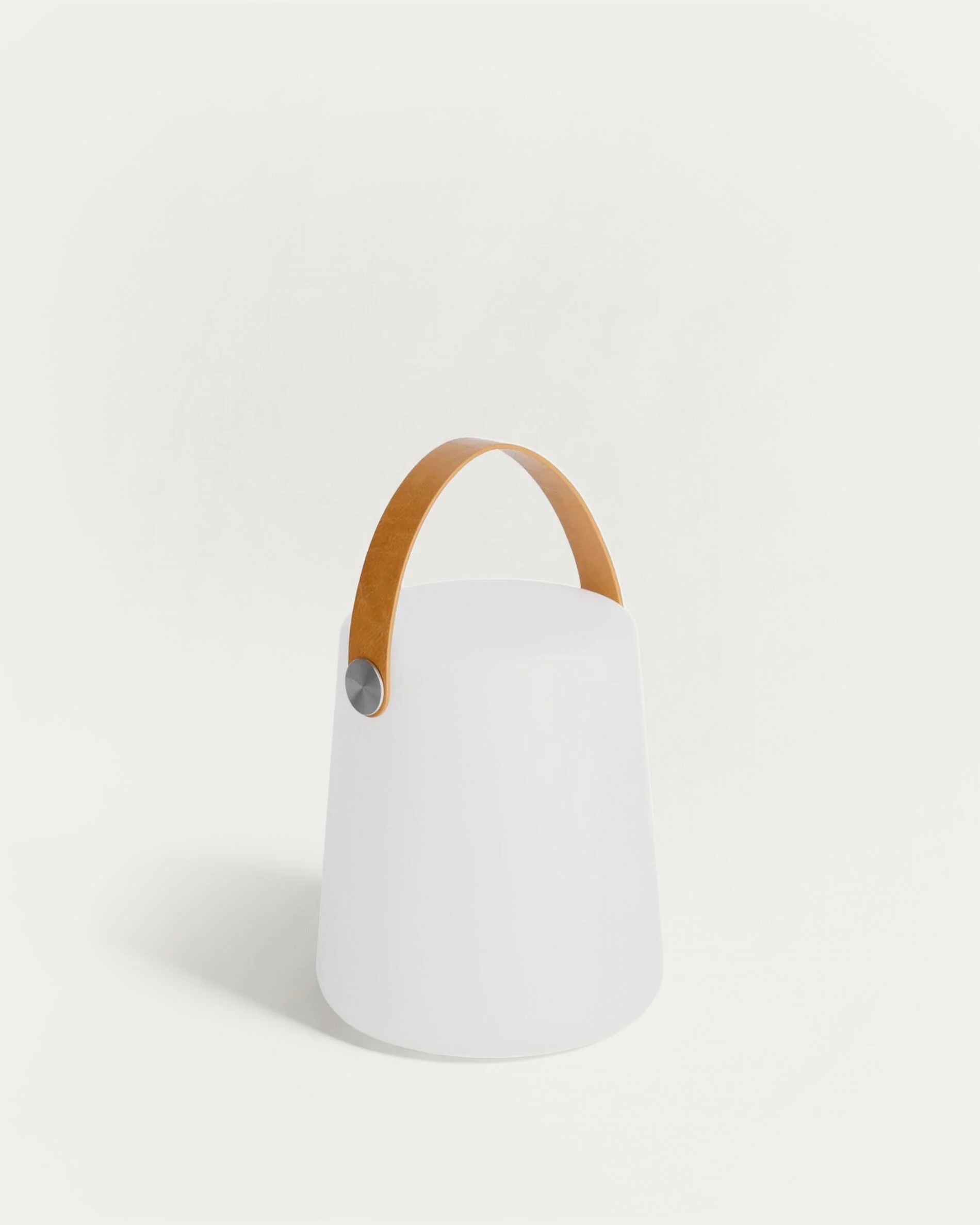 Dialma table lamp with brown flex