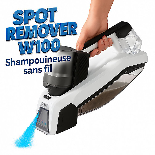 Nettoyeur injecteur extracteur portatif rechargeable eziclean Spot Remover W100