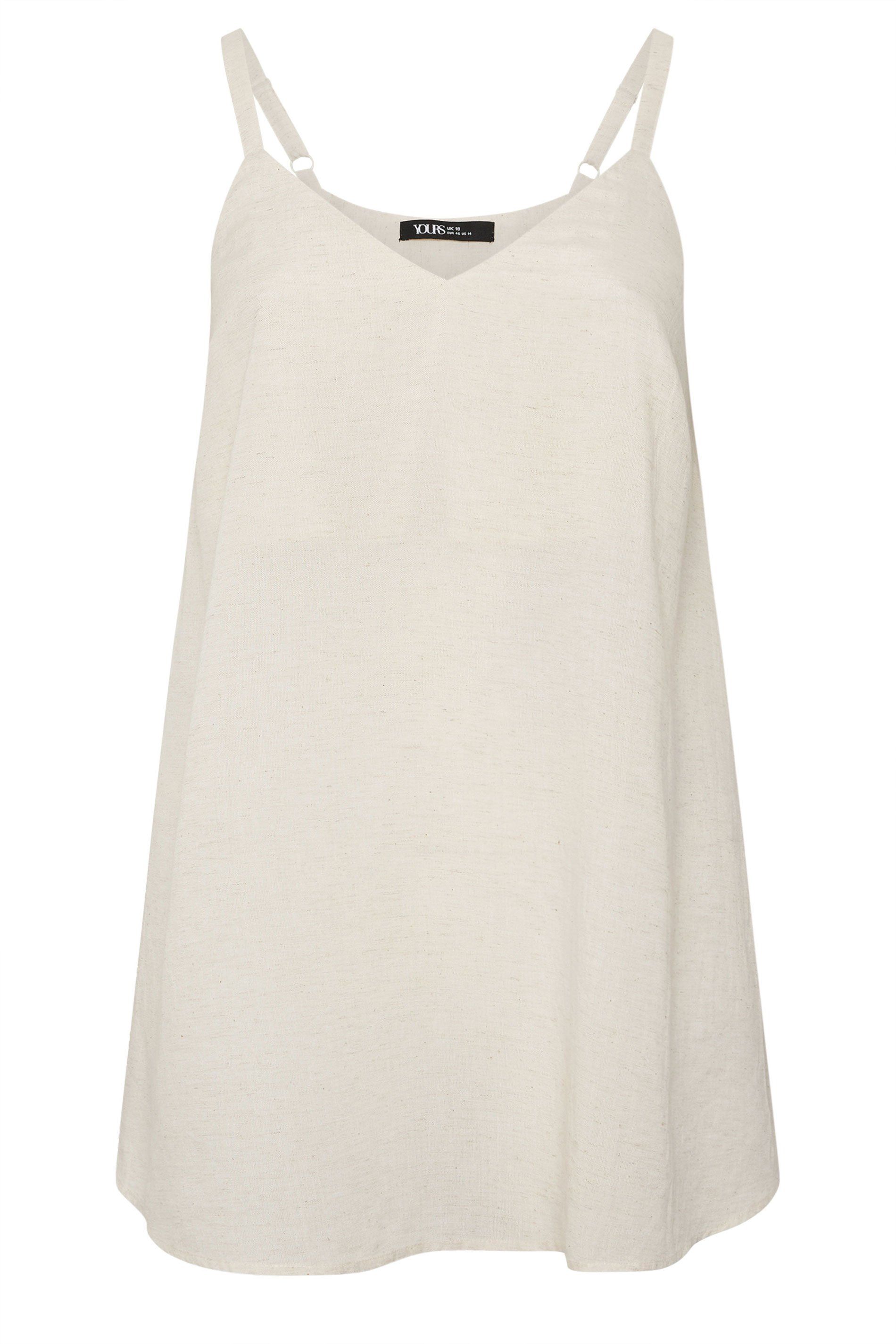 Yours Linen Vest Top