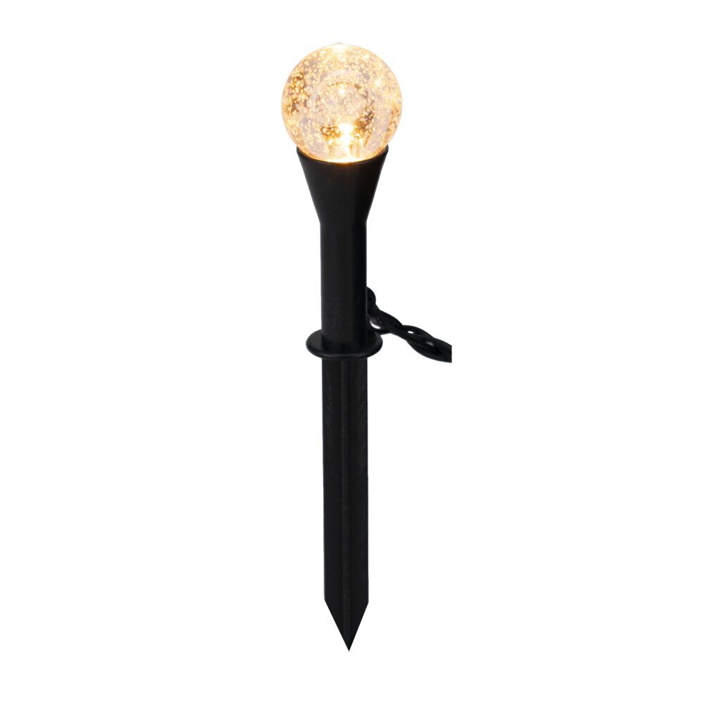Piquet solaire 20 tiges LED blanc chaud L580xH13,5cm