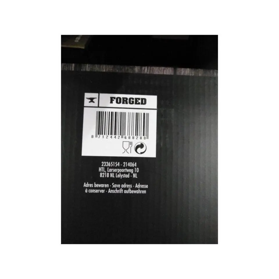 Barbecue emmer - tafelmodel - zwart - 33 cm