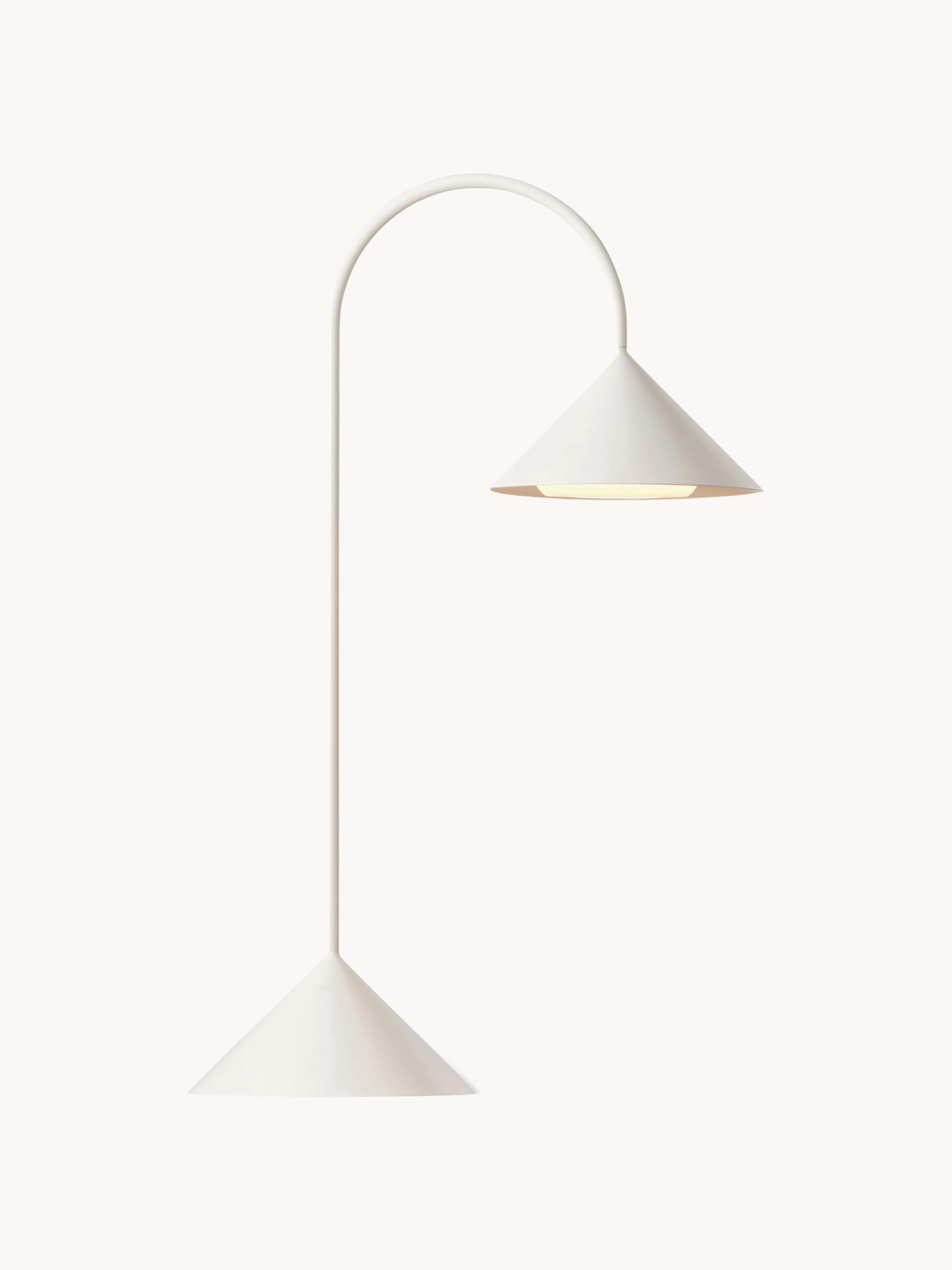 Mobile Outdoor-LED-Tischlampe Grasp, dimmbar