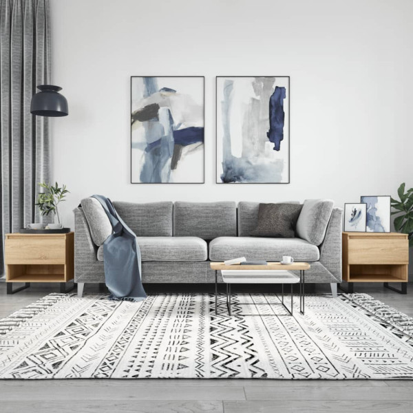 Stolik Kawowy Ława Stół Dąb Sonoma 50x46x50 Szuflady Do Salonu Do Pokoju