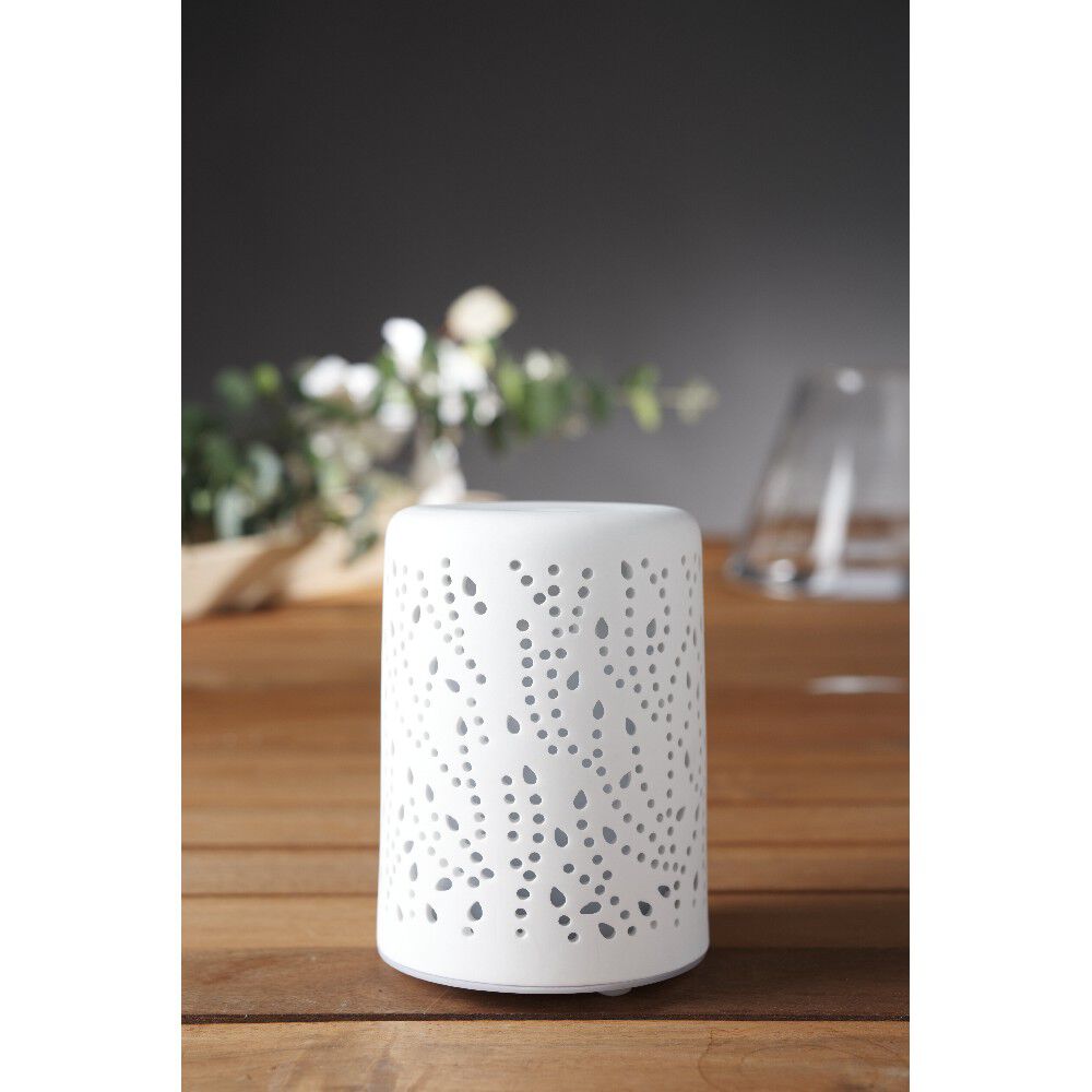 Coffret diffuseur céramique blanc
