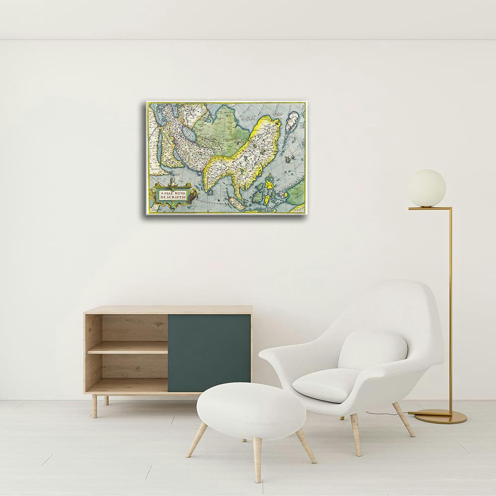 - Tableau cartographie ancienne carte No.52 80x100cm