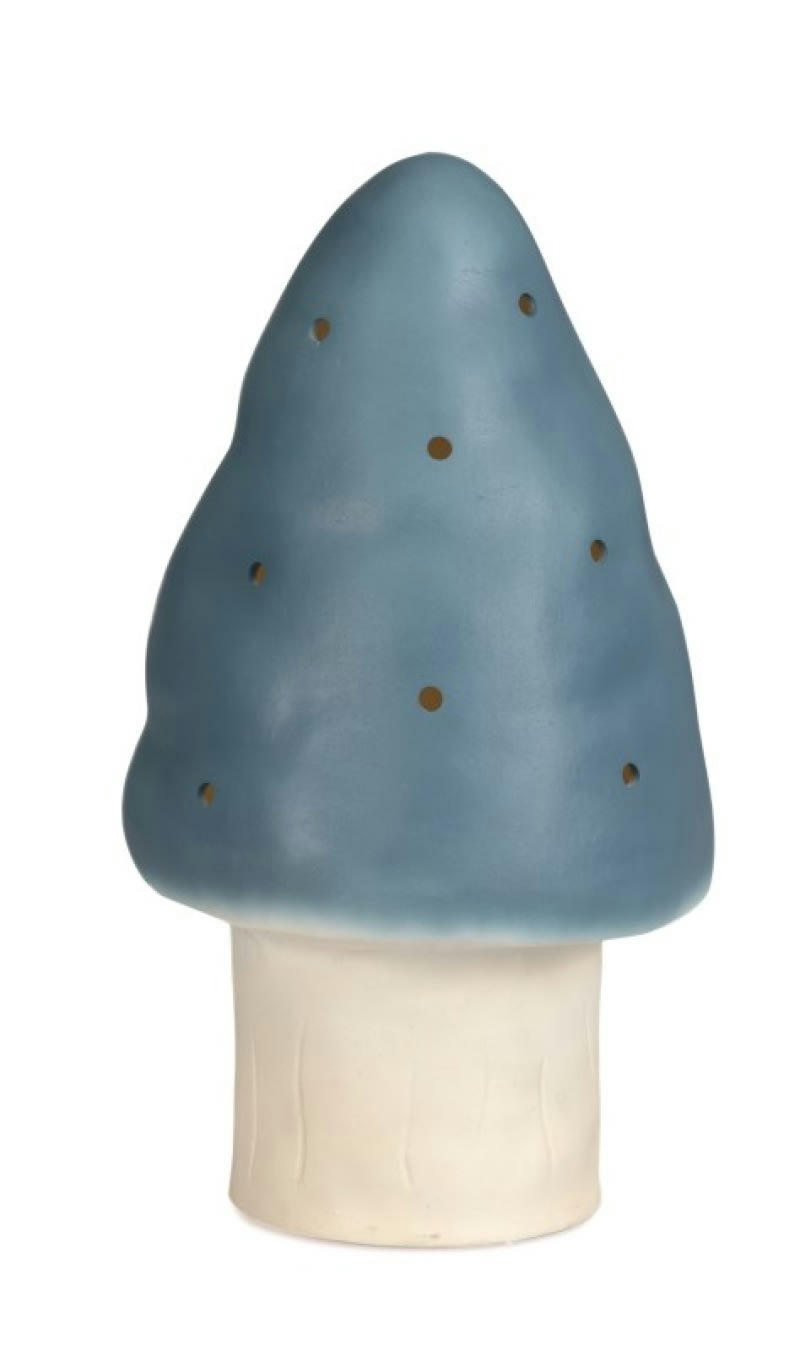 - Lampe petit champignon bleu jeans