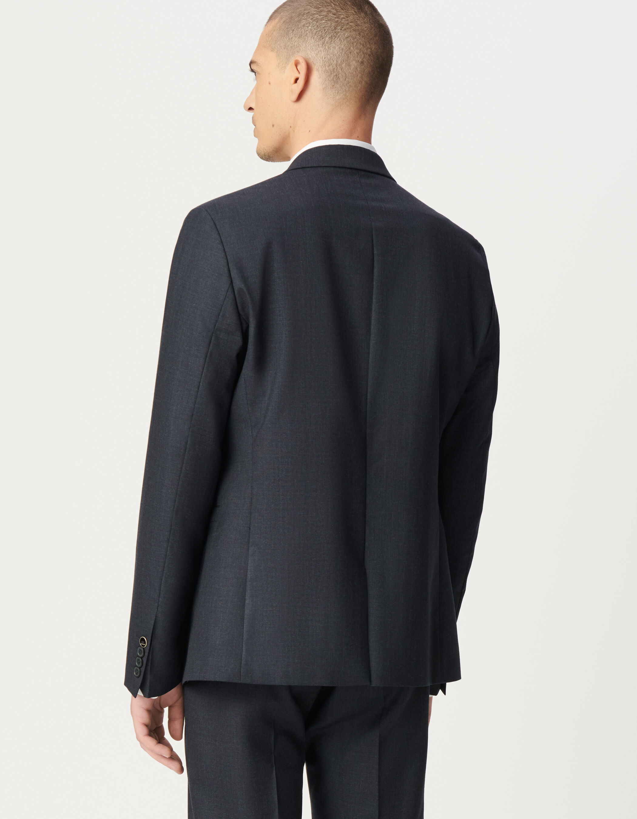 Veste de costume marine 100% laine Homme