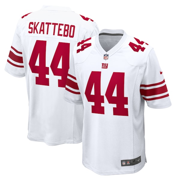Cam Skattebo New York Giants Nike Game Jersey - White/Royal