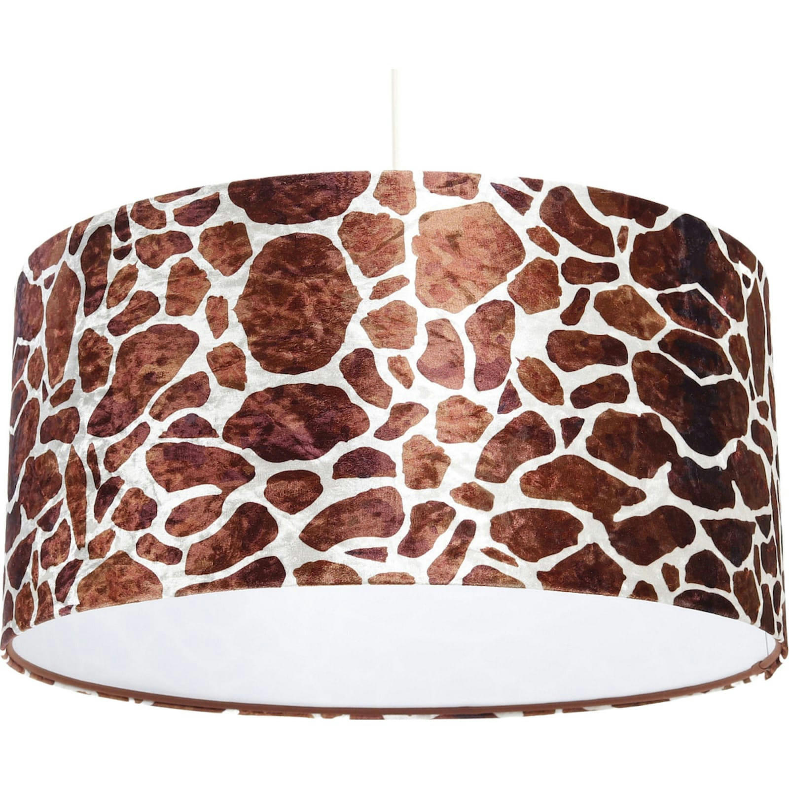 GLAMOUR - Suspension Tissu Marron