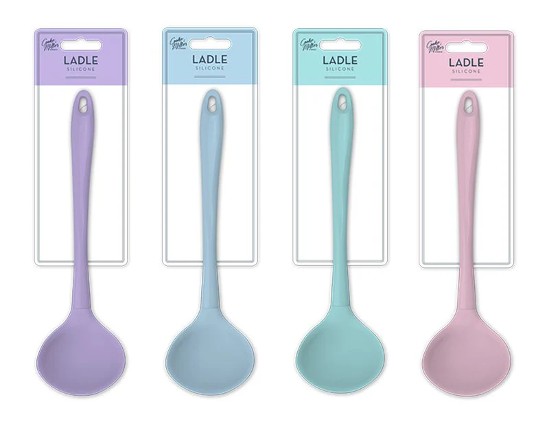 Cooke & Miller Pastel Silicone Ladle
