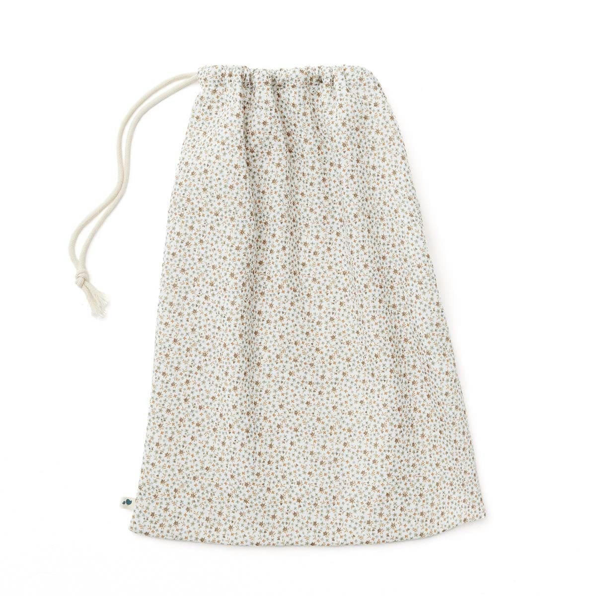 - Pochon en double gaze de coton