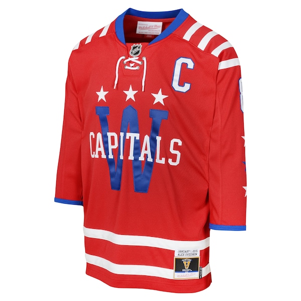 Alexander Ovechkin Washington Capitals Youth 2015 Blue Line Player Jersey - Red