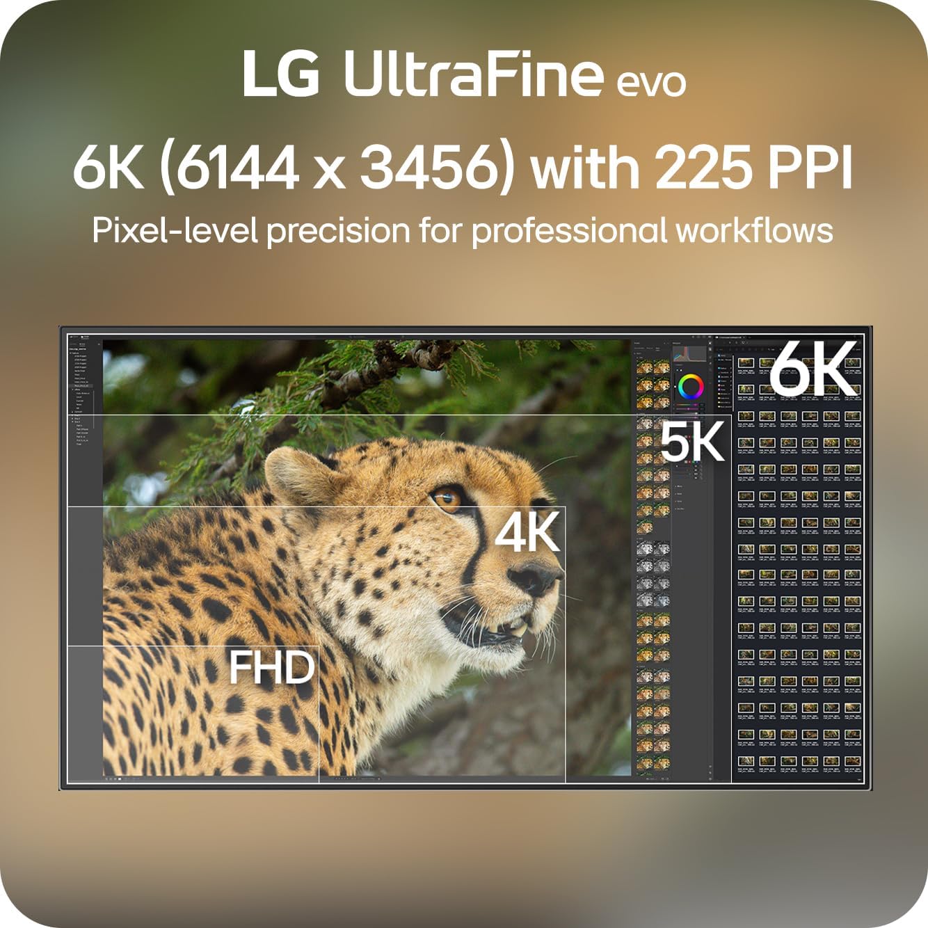 LG 32U990A-S 32-Inch Ultrafine 6K (6144 x 3456) Nano IPS Black Thunderbolt 5 Professional Monitor  60Hz  DisplayHDR 600  Speakers  HDMI 2.1  DisplayPort 2.1  USB-C  Tilt/Height/Pivot Stand  Silver