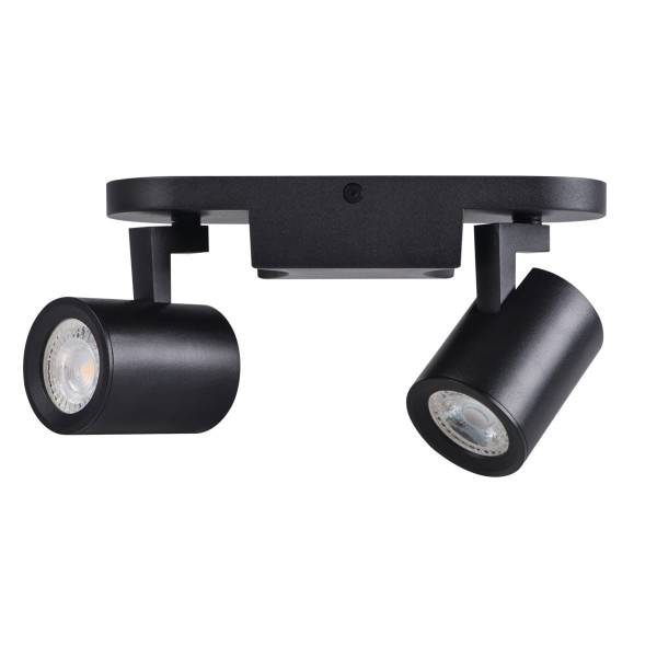 Spot listwa czarny LAURIN2xGU10x35W wym:11x22x7cm IP20 Kanlux
