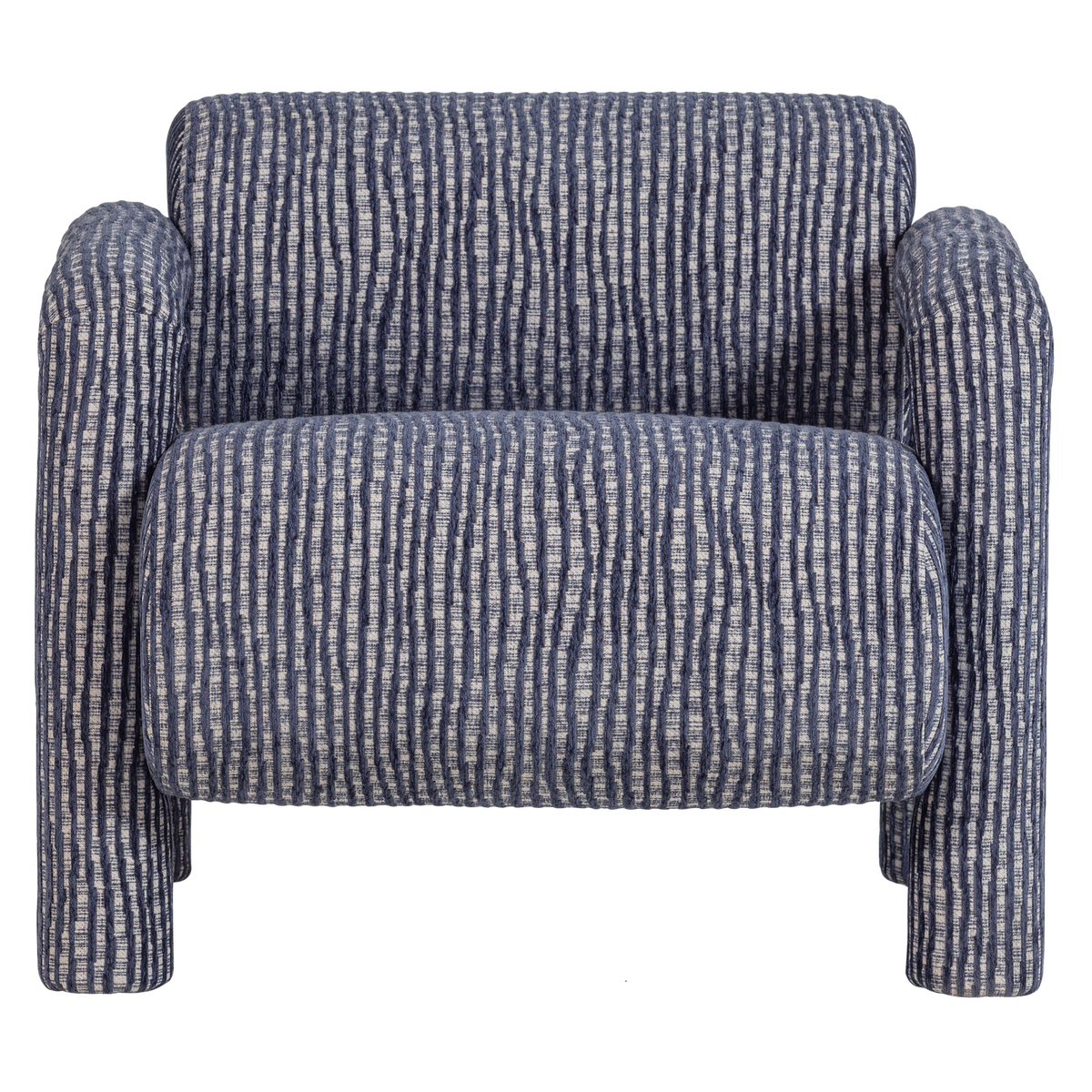 WOOOD fauteuil Lenny - Dessin - Grijsblauw - 65x76x82
