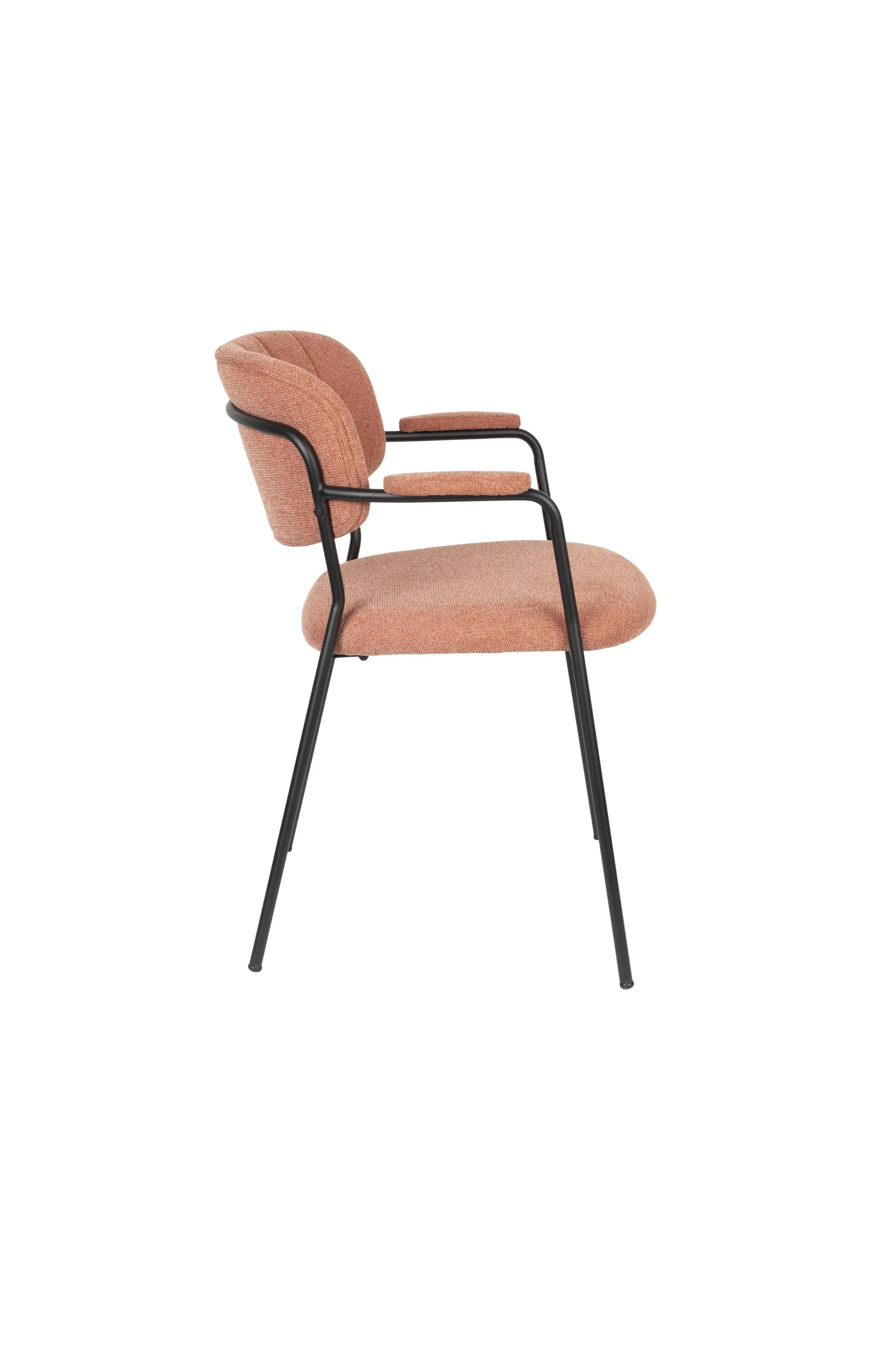 Set van 2 eetkamerstoelen Alina met armleuning