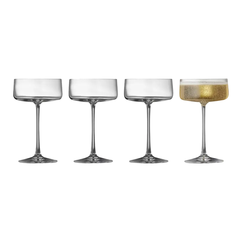 Champagnerglas-Set 4er-Set Zero
