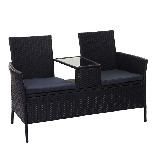 Loungeset »MVG-E24«, BxHxT: 132 x 84 x 55, schwarz