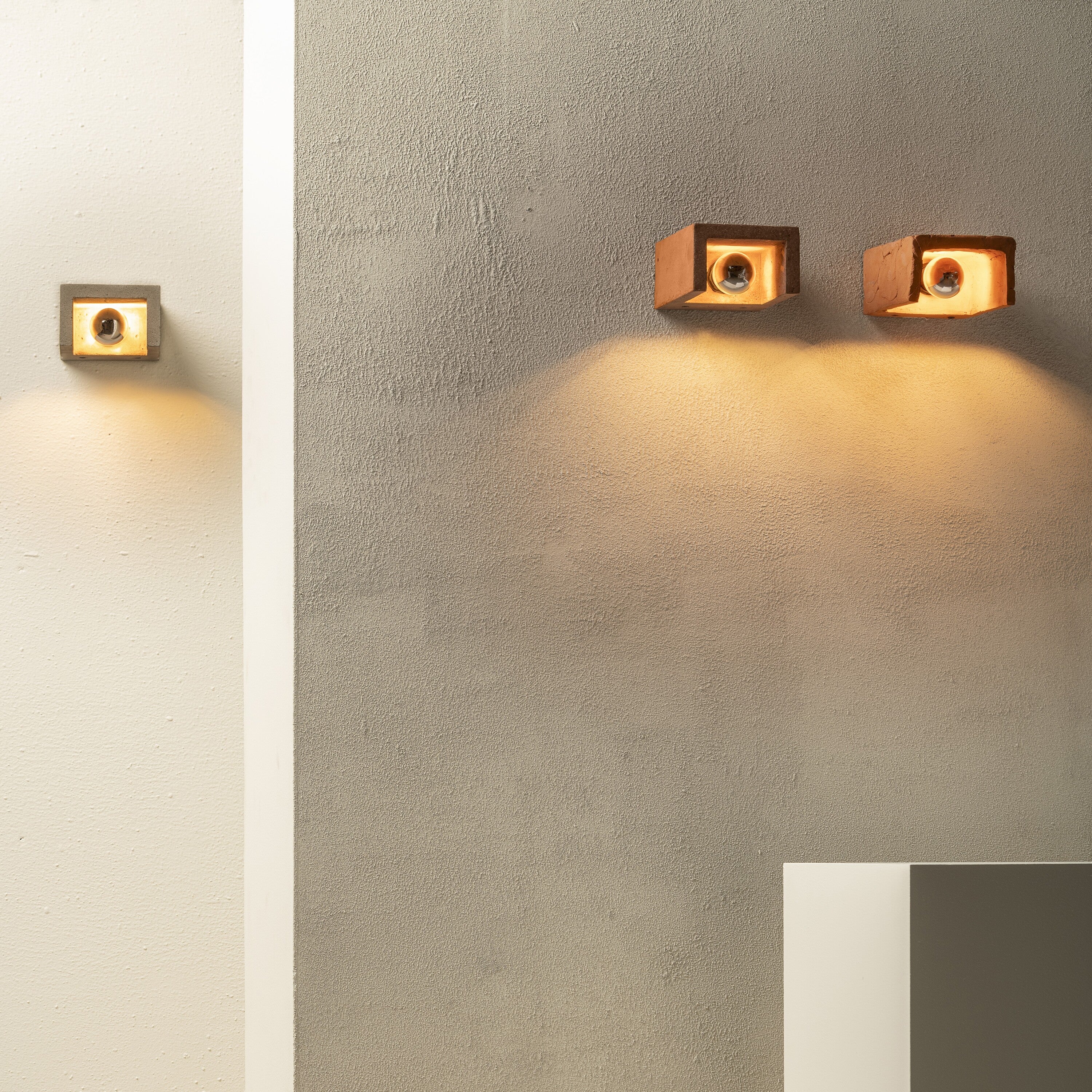 Serax - Thijs Prinsen - Primary Shape Wandlamp - H 7,5 cm - Concrete