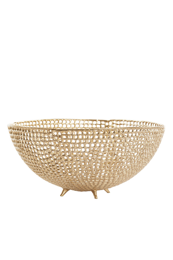 Light & Living schaal MURCIA - Ø46x20cm - goud