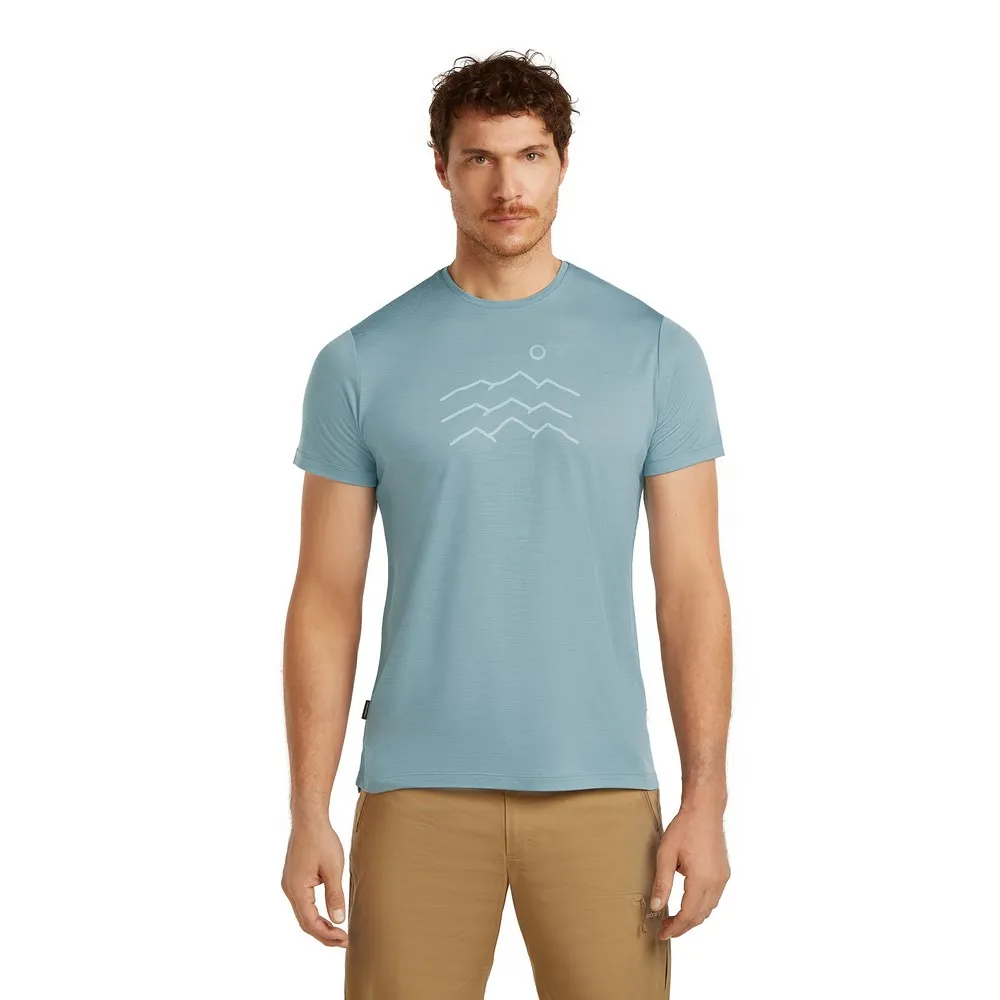 Icebreaker Merino Blend 125 Cool-Lite™ Sphere Across The Peaks short sleeve T-shirt