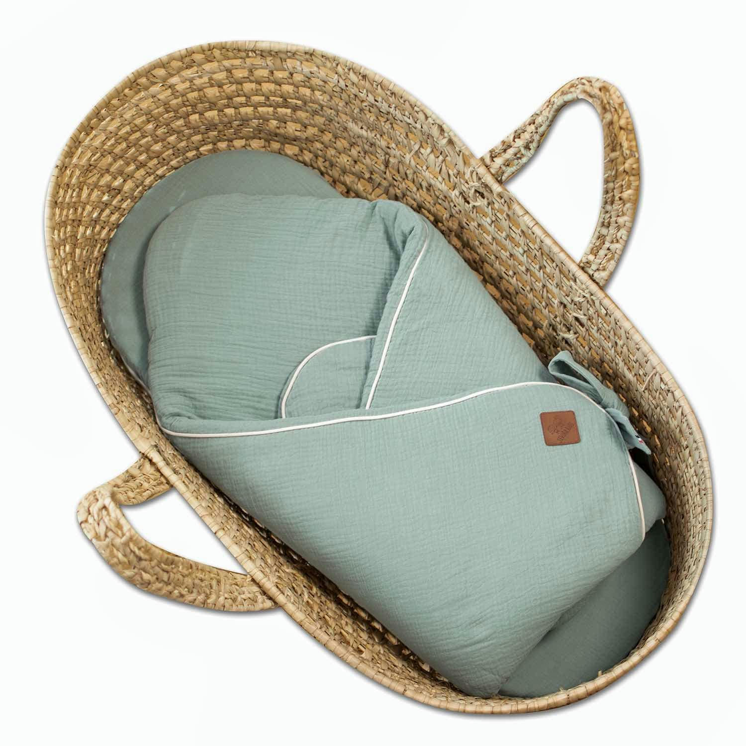 JEANNE - Gigoteuse d'emmaillotage en gaze de coton  100% coton