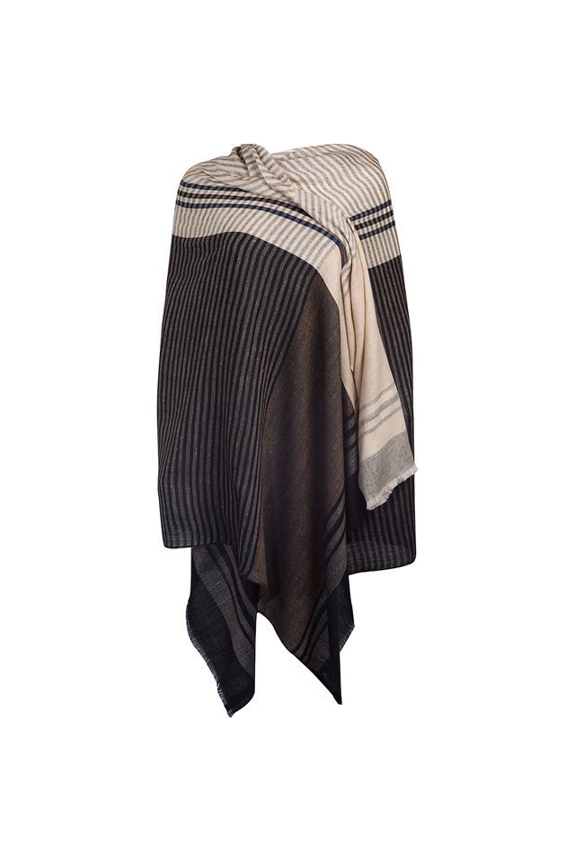Pure Luxuries London Mono' Cashmere & Merino Wool Throw