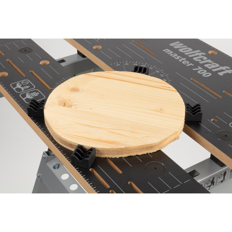 Mors de serrage à plat pour établi 4 pièces WOLFCRAFT