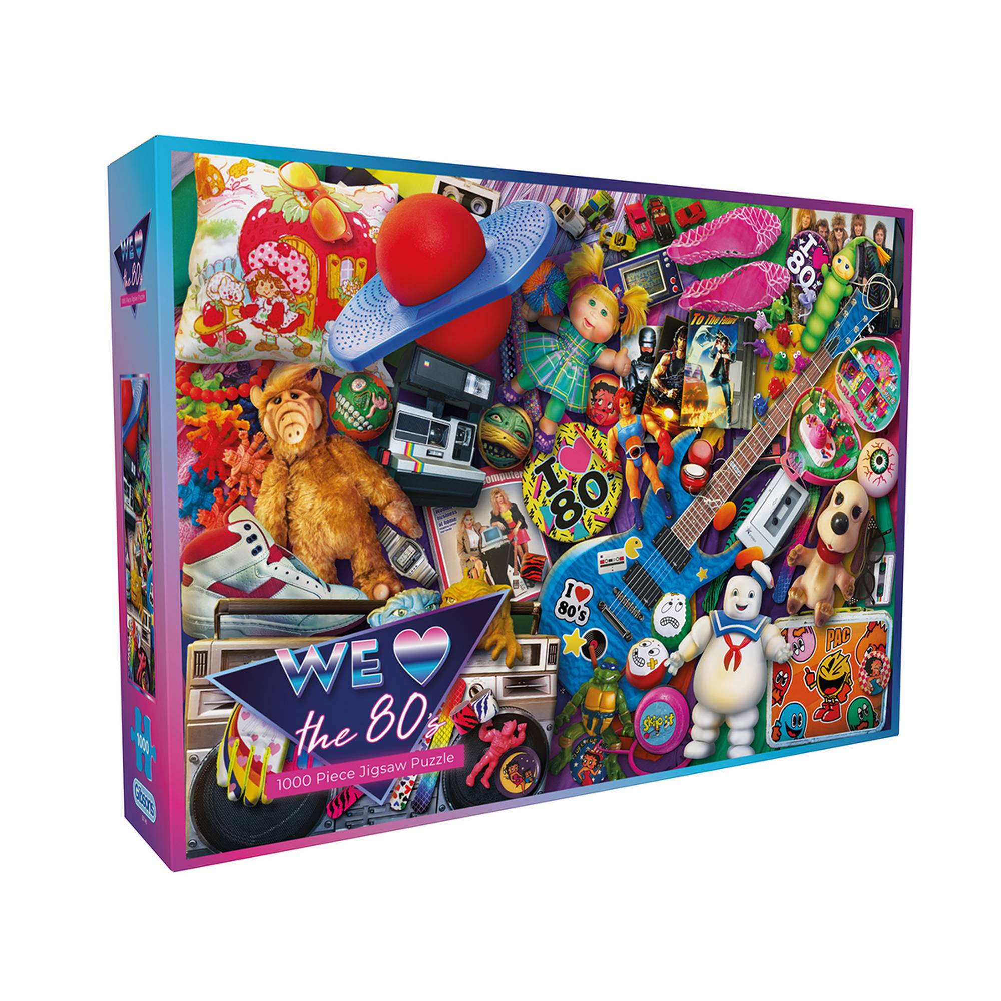 Gibsons We Love the 80s Jigsaw Puzzle 1000 Pieces