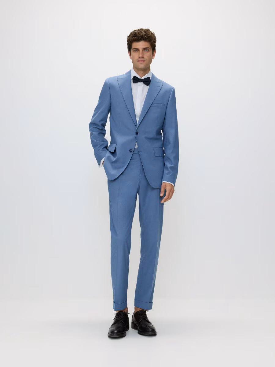 Suit Trousers With Wool Blend